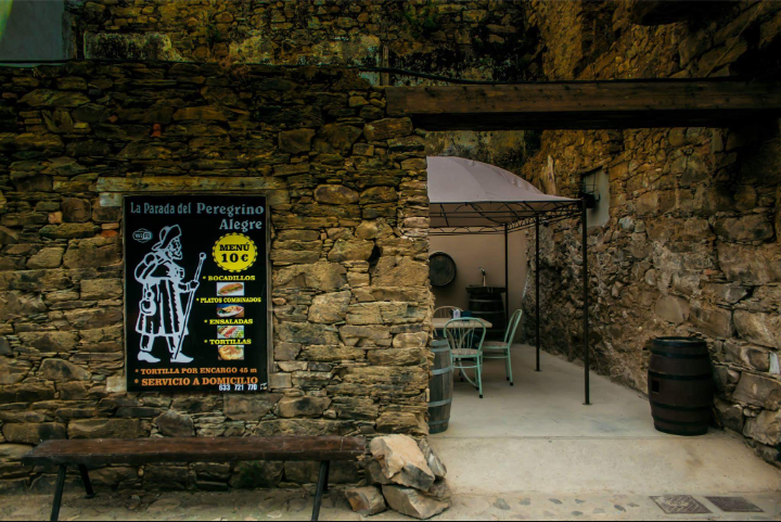 la parada del peregrino alegre