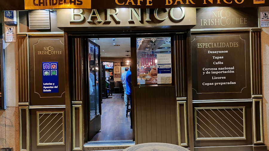 Bar Nico irish coffee